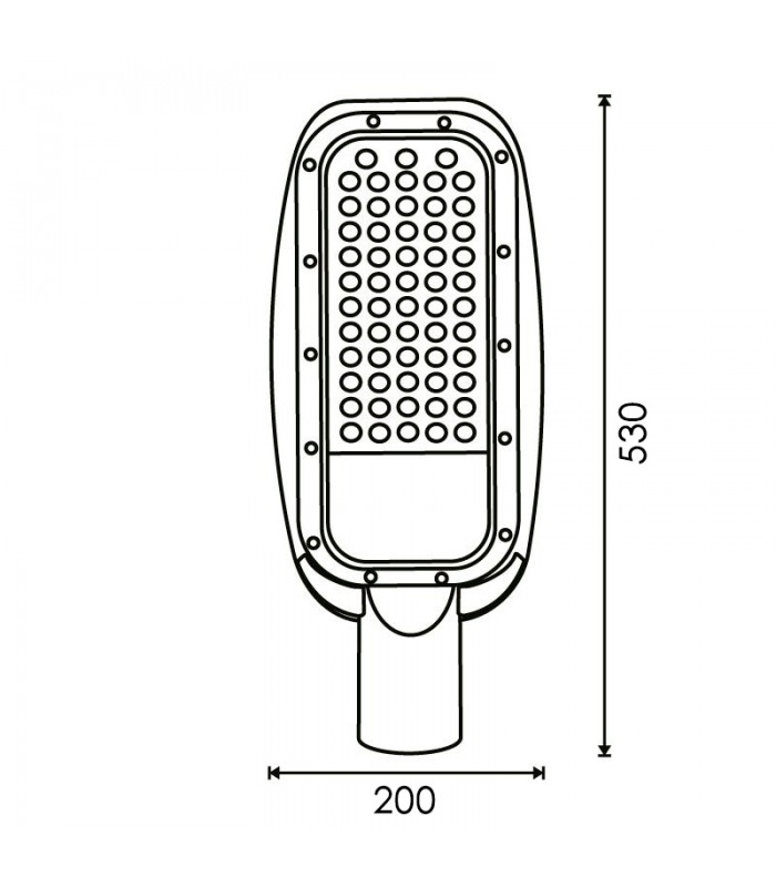 Farola Led Harlem Lumileds 150W 16500Lm 140ºx65º IP65