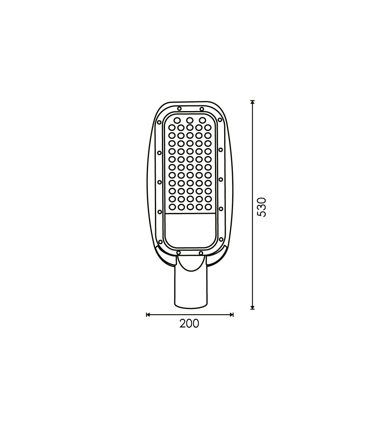 Farola Led Harlem Lumileds 150W 16500Lm 140ºx65º IP65