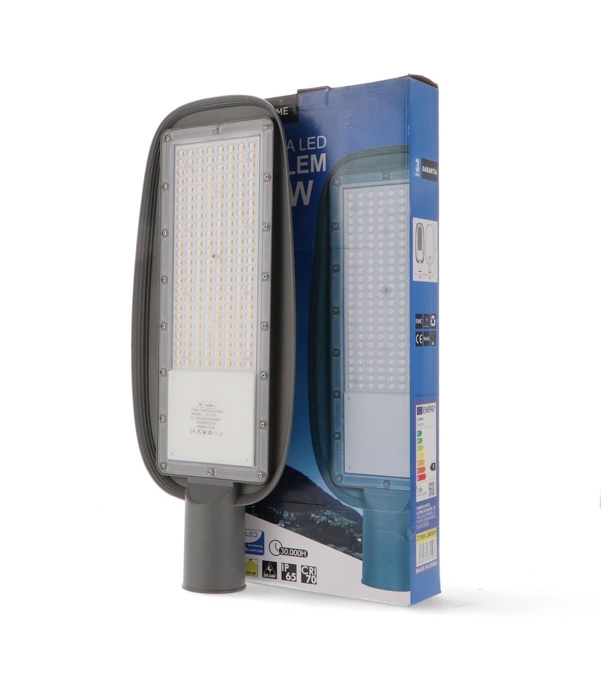 Farola Led Harlem Lumileds 200W 22000Lm 140ºx65º IP65