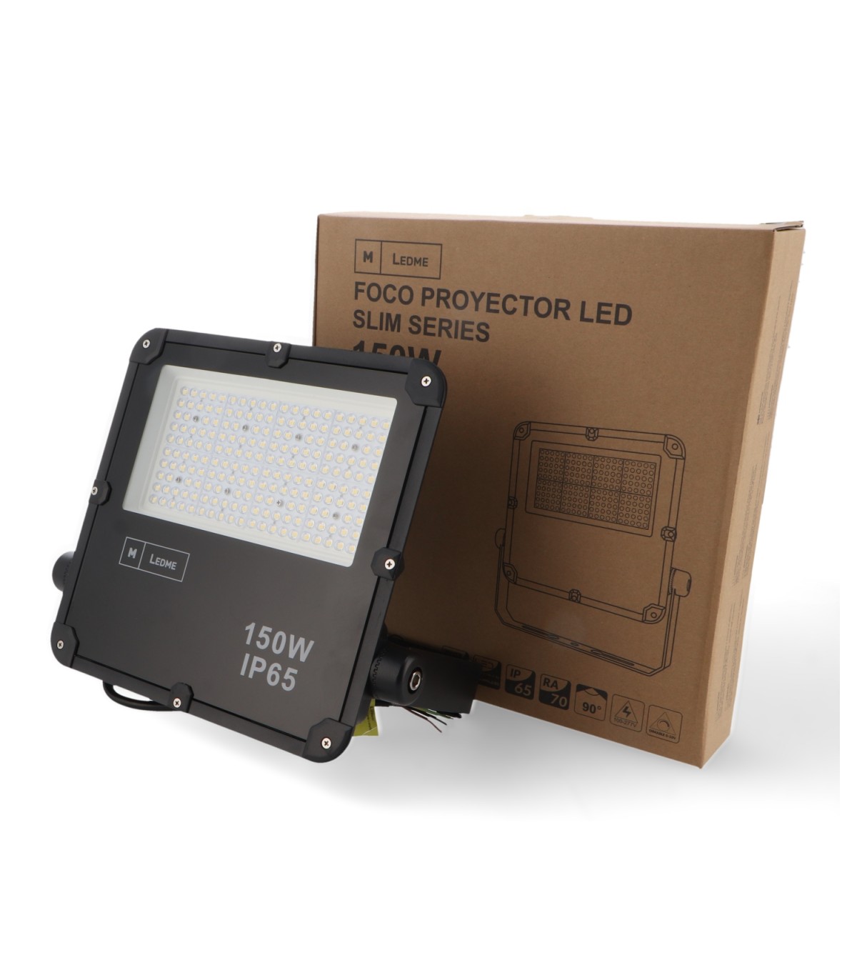 Proyector Led Slim Series 150W 21000Lm 90º IP65