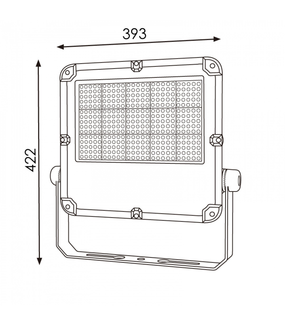 Proyector Led Slim Series 300W 42000Lm 90º IP65