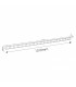 Bañador Led Pared FOSS 24VDC 18W 1800Lm 30º IP65