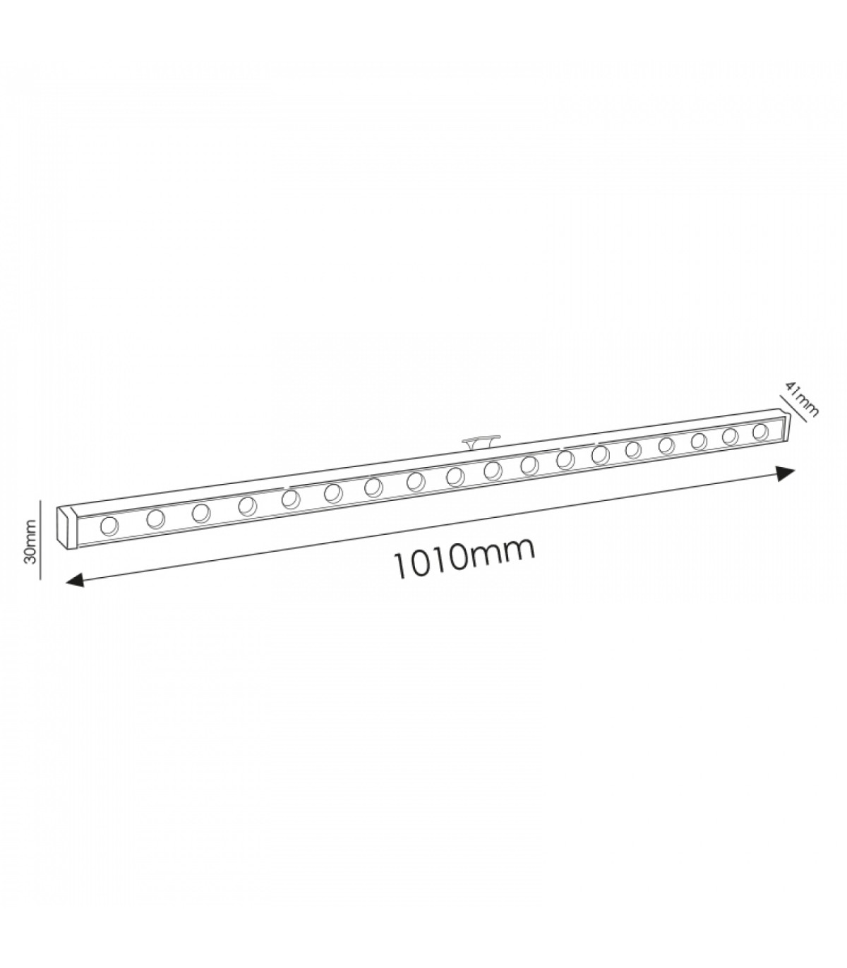 Bañador Led Pared FOSS 24VDC 18W 1800Lm 30º IP65