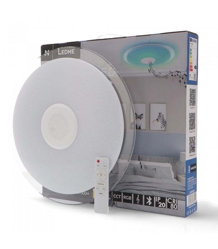 Plafón Magic con Altavoz y Bluetooth 36W 2800Lm RGB+CCT