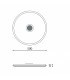 Plafón Magic con Altavoz y Bluetooth 36W 2800Lm RGB+CCT