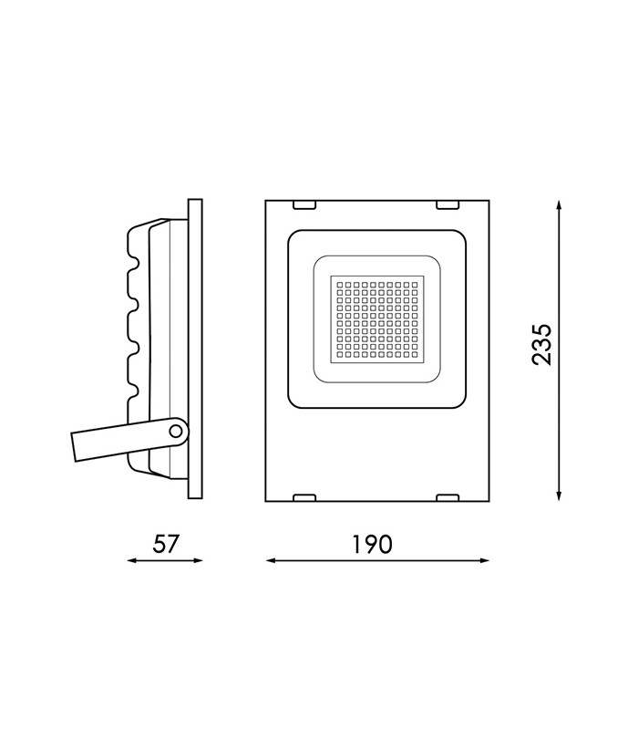 Proyector Led SMD SANAN 30W 3300LM 120º IP65