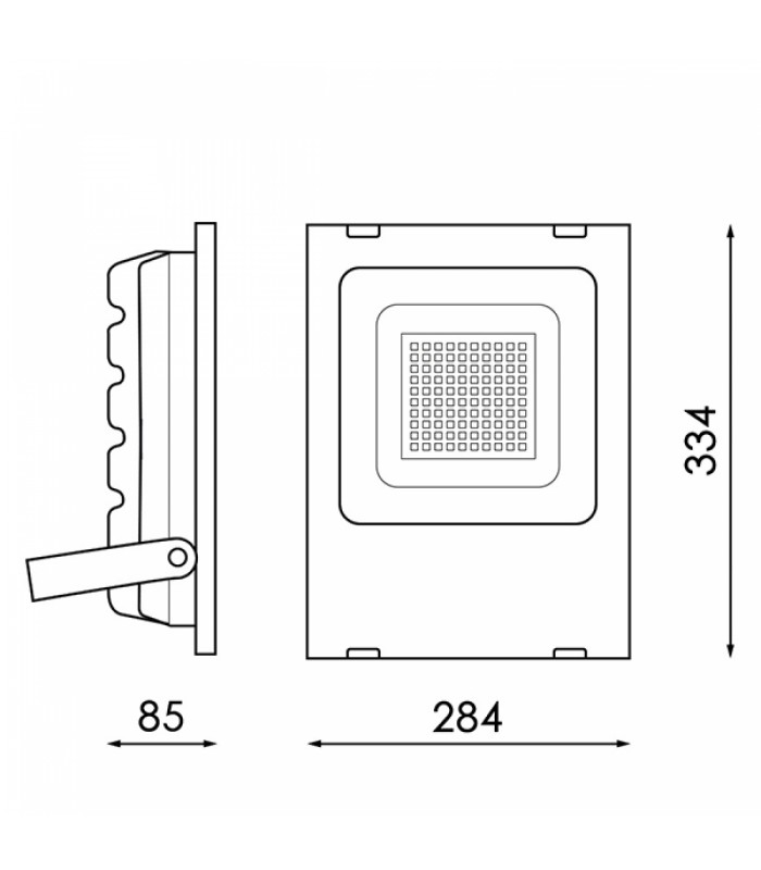 Proyector Led SMD SANAN 100W 11000LM 120º IP65