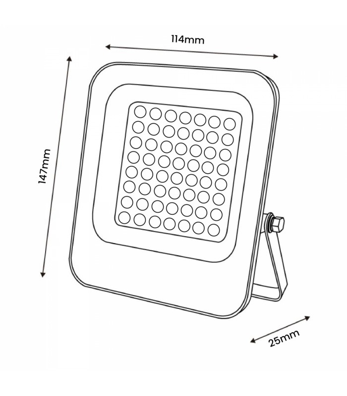Proyector Led Napoli Plus 20W 2400Lm IP65