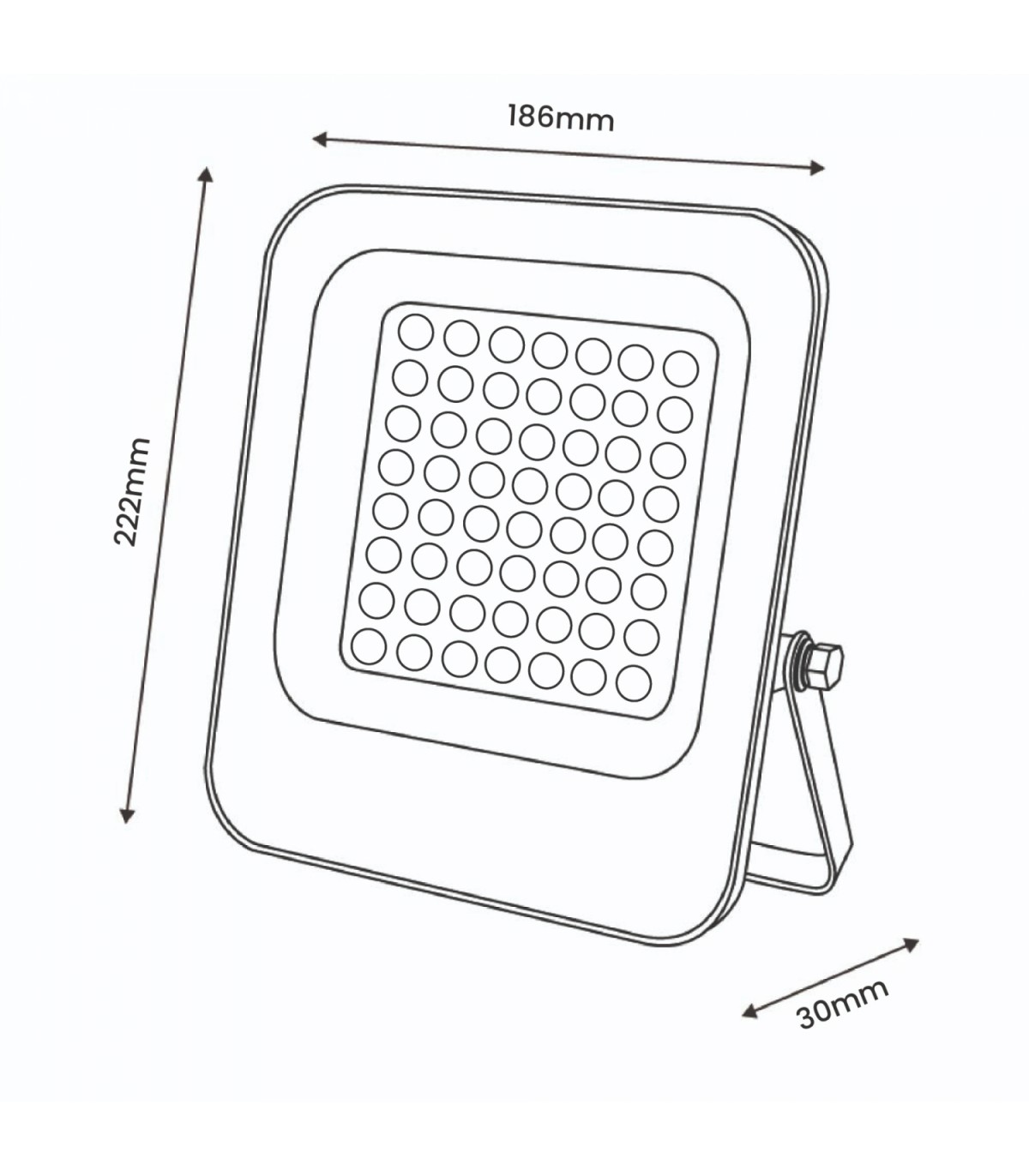 Proyector Led Napoli Plus 50W 6000Lm IP65