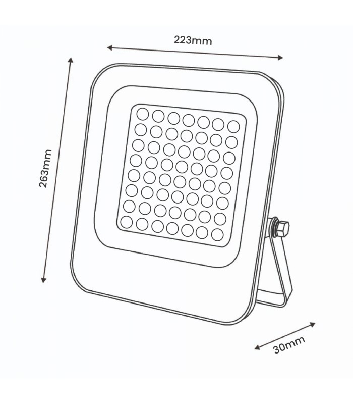 Proyector Led Napoli Plus 100W 12000Lm IP65