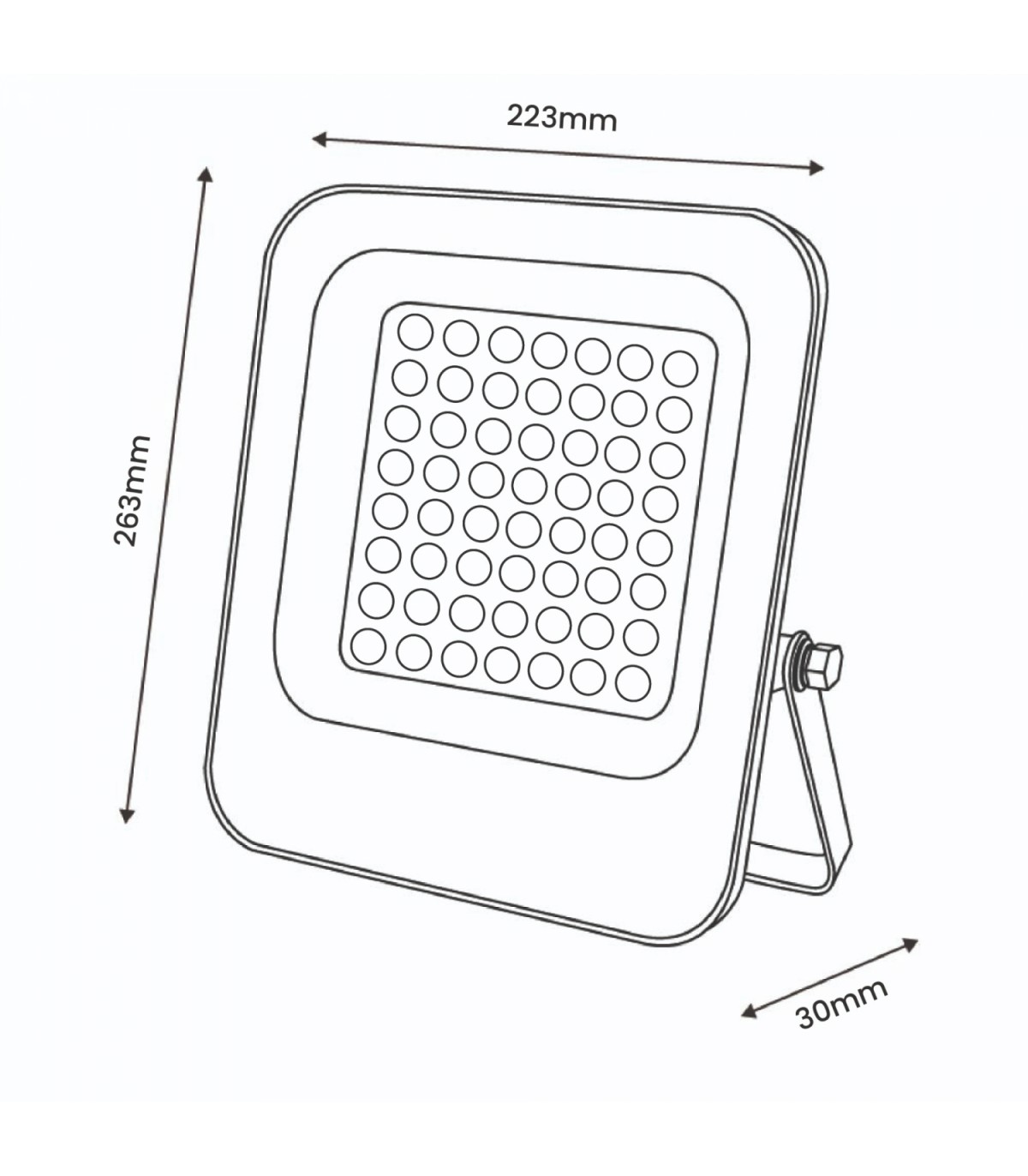 Proyector Led Napoli Plus 100W 12000Lm IP65