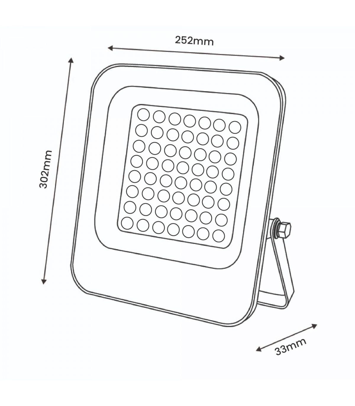 Proyector Led Napoli Plus 150W 18000Lm IP65