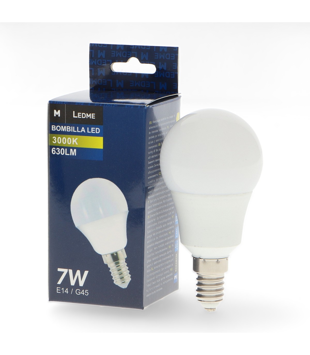 Bombilla Led 7W 630LM 270º E14