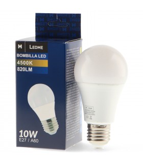 Bombilla LED 10W 830Lm 240º E27 IP20 