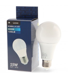 Bombilla LED 15W 1.270Lm 240º E27 IP20