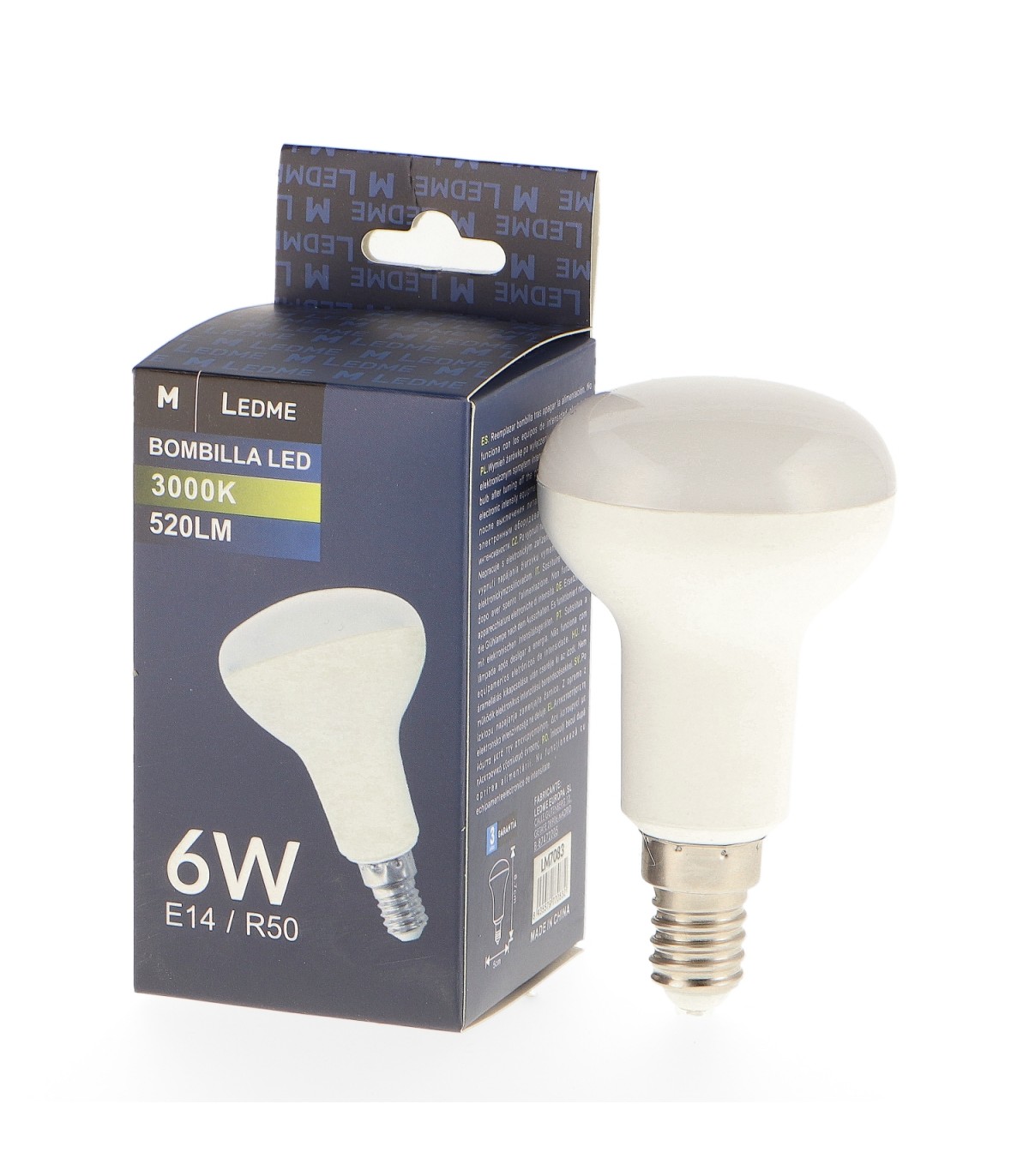 Reflectora Led R50 6W 520LM 120º E14