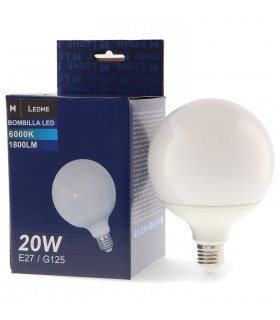 Bombilla Globo LED G120 20W 1.610Lm 300º E27 IP20 