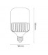 Bombilla Led T100 30W 2700Lm 270º E27