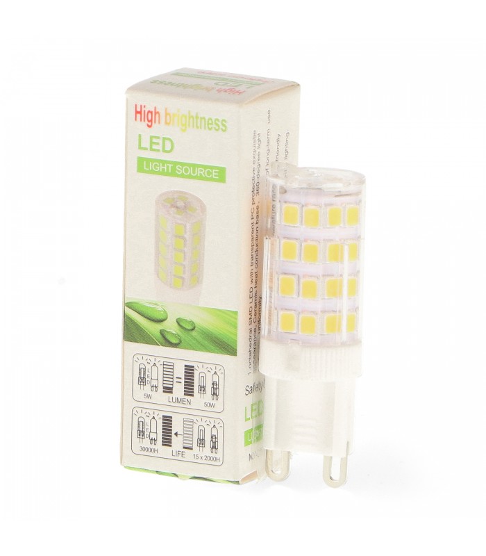 Bombilla Led 5W 420LM 330º G9