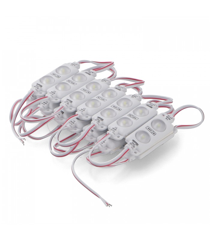 Cadena 20 Módulos 2 LED 1W 110Lm 160º 12VDC IP65