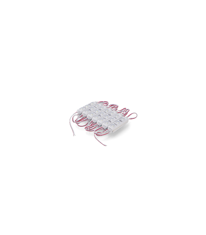 Cadena 20 Módulos 3 LED 1W 120Lm 160º 12VDC IP65