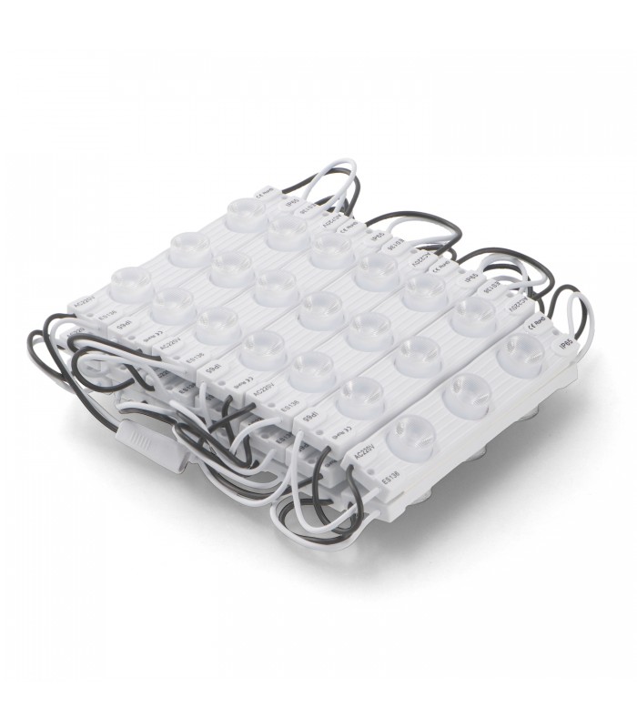 Cadena 20 Módulos 3 Led 3W 280Lm 55º 220VAC IP65