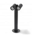 Baliza URBAN DOUBLE LEDME 2xGU10 Negro