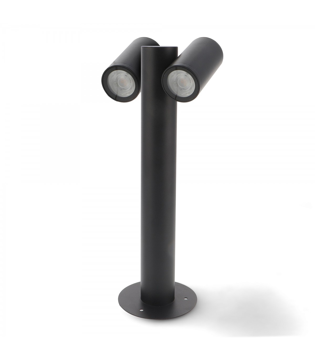 Baliza URBAN DOUBLE LEDME 2xGU10 Negro
