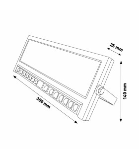 Aplique Led Solar VIENA PLUS 4.5W 450Lm IP54 CCT