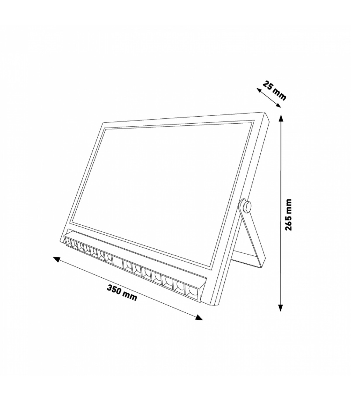 Aplique Led Solar VIENA HIGH PLUS 10W 1000Lm IP54 CCT
