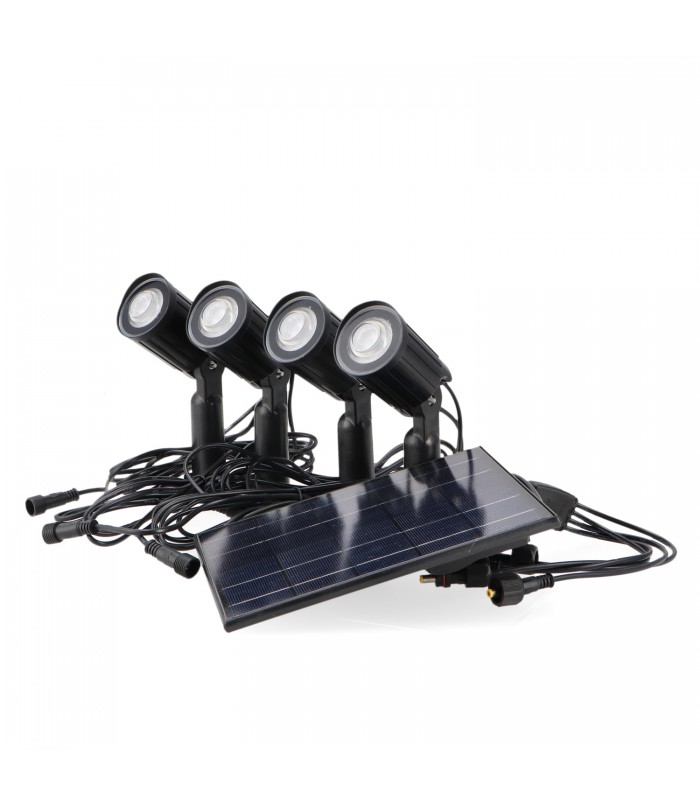 Kit 4 Estacas Led Solar ROXI 5W 100Lm IP65 Con Pincho