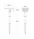 Estaca Led Solar OWL 1.5W 150Lm IP65 Con Pincho