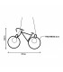 Lámpara De Techo Bicycle Vintage 2xE27 IP20 Blanca