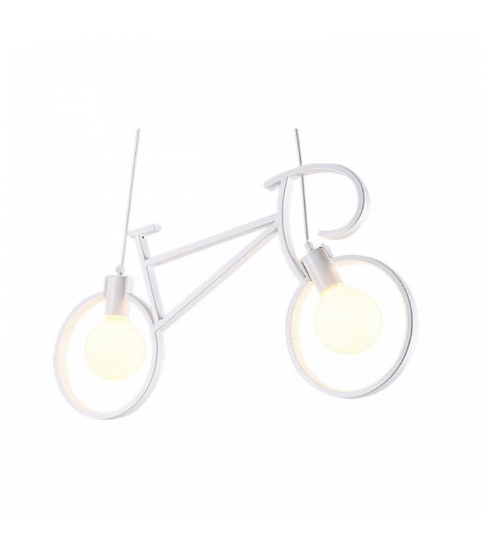 Lámpara De Techo Bicycle Vintage 2xE27 IP20 Blanca