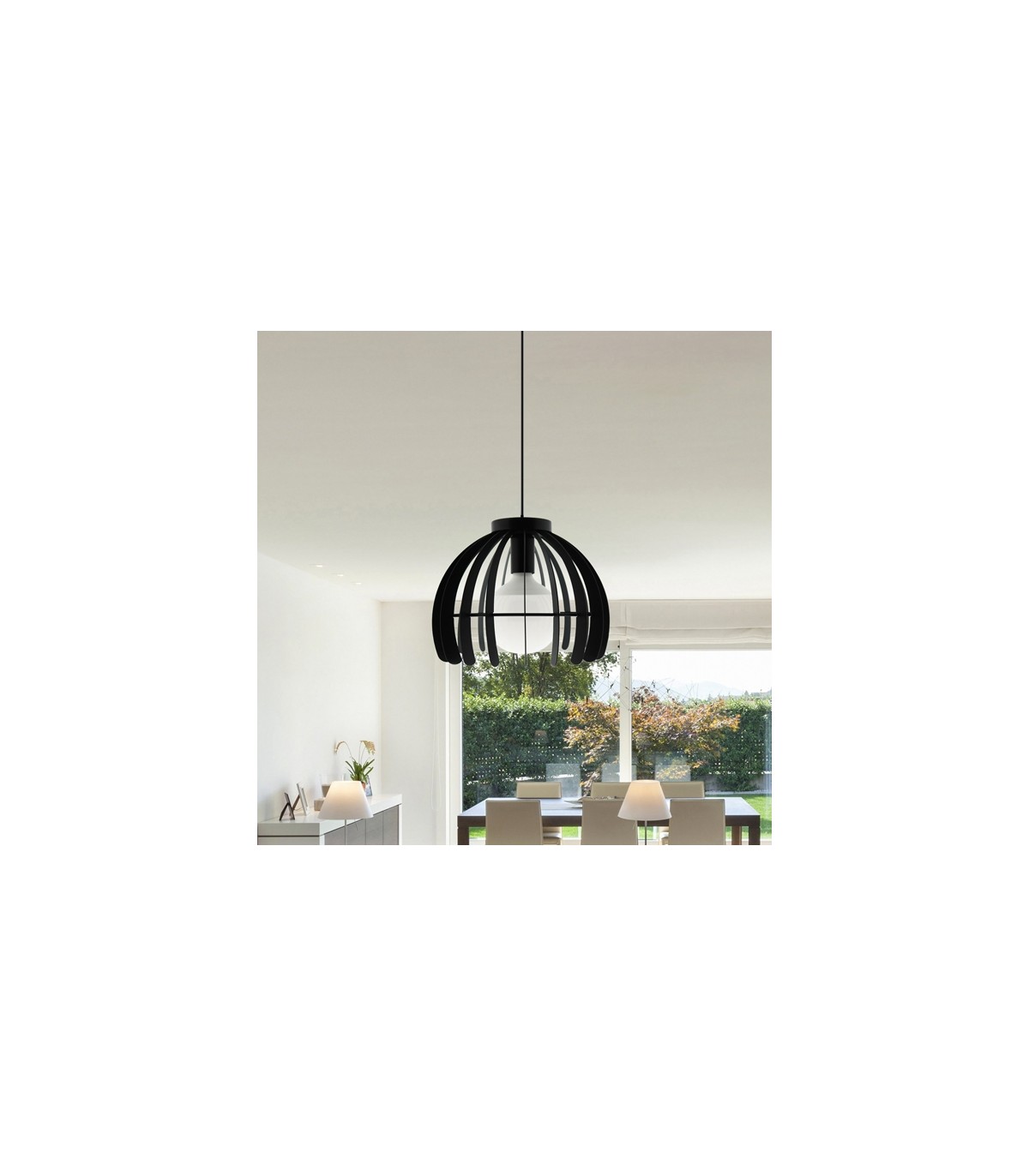 Lámpara Trang Black 1xE27 IP20