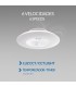 Ventilador WhitLine DC 40W 2700Lm 5 Aspas Blanco CCT
