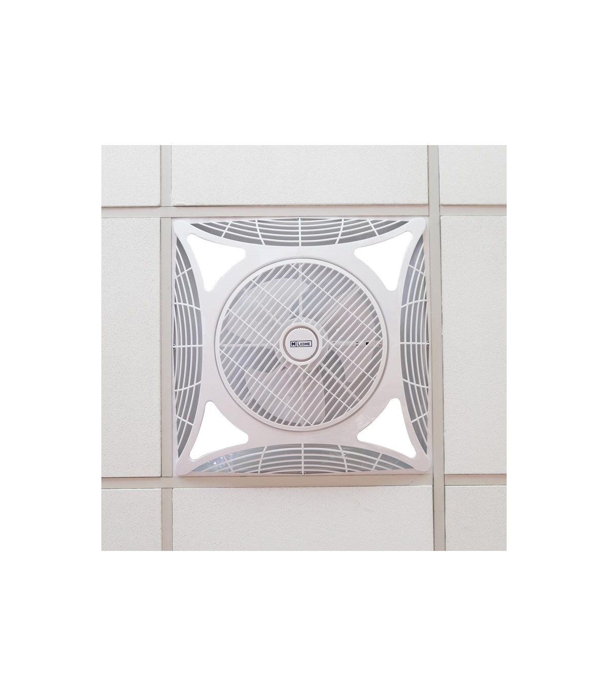 Ventilador AC Armstrong Square 68W 60x60 6 Aspas Blanco
