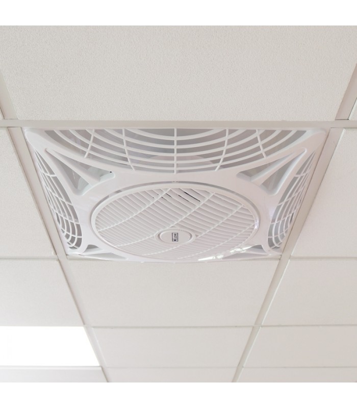 Ventilador AC Armstrong Square 68W 60x60 6 Aspas Blanco