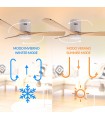 Ventilador White Energy DC Blanco 18W 1500Lm 3 Aspas Haya CCT
