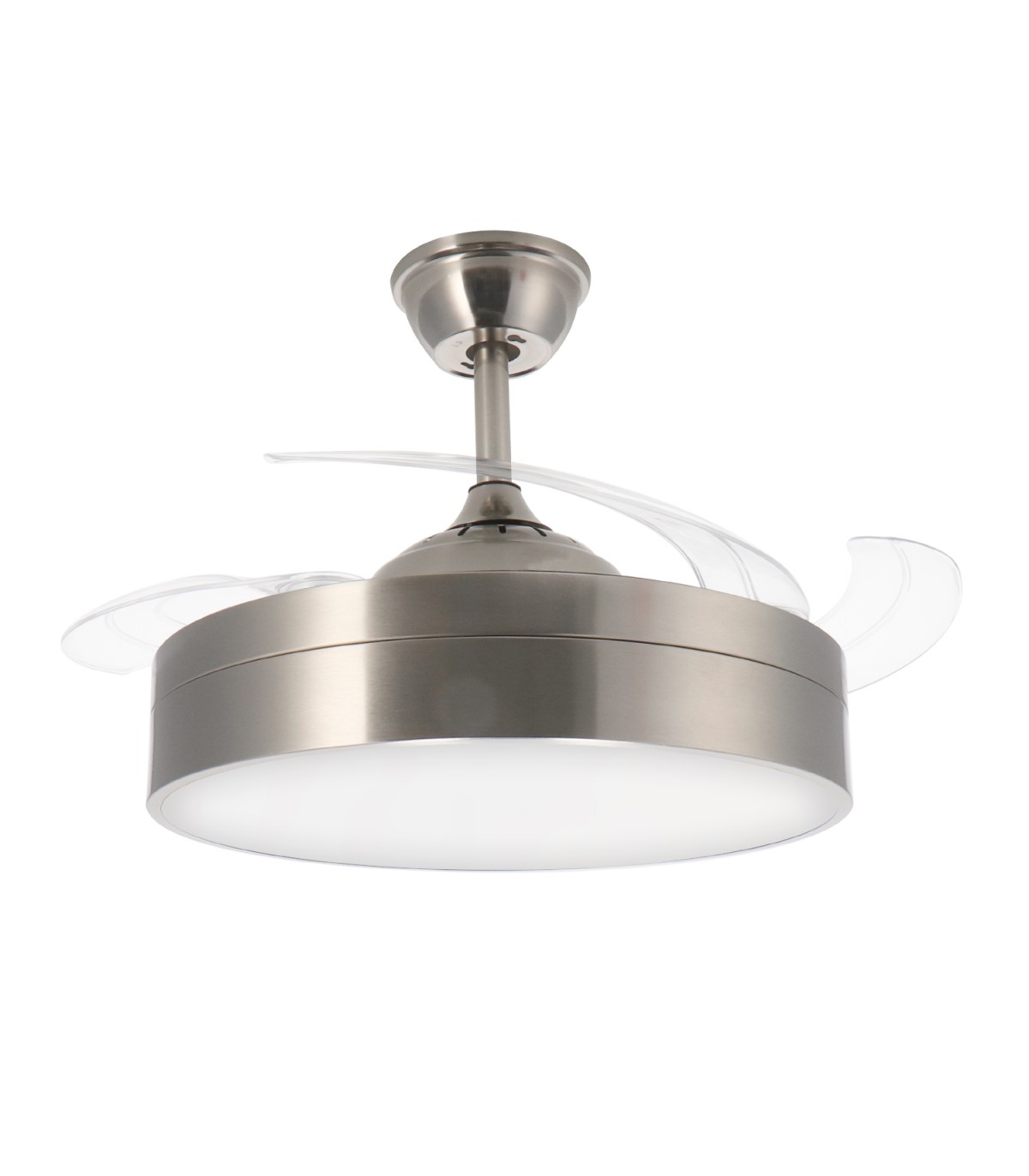 Ventilador de techo Messe APP DC 72W 3360Lm Niquel 4 Aspas CCT