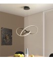 Lámpara Colgante SWIRL NEGRO 58W 5220Lm CCT