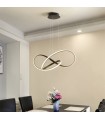 Lámpara Colgante SWIRL NEGRO 58W 5220Lm CCT