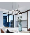 Lámpara Colgante SWIRL NEGRO 58W 5220Lm CCT