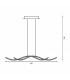 Lámpara Colgante TWIST CROMO 32W 2880Lm CCT