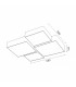 Plafón Led EMIN 84W 6720Lm CCT