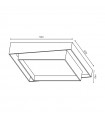 Plafón Led CIRAN 120W 9600Lm CCT