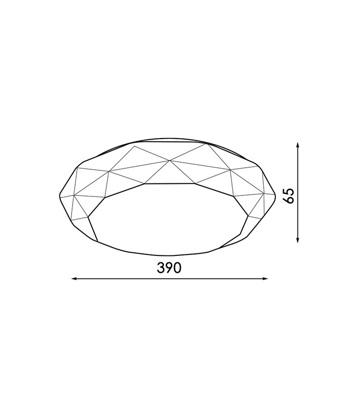 Plafón Led DIAL 36W 3000LM 180º IP20