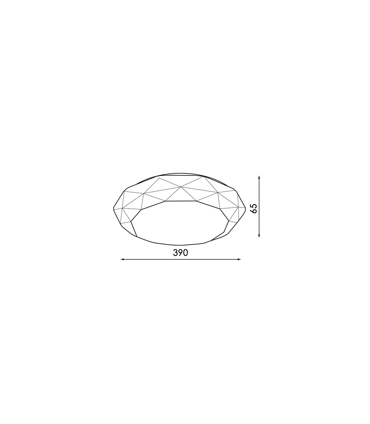 Plafón Led DIAL 36W 3000LM 180º IP20