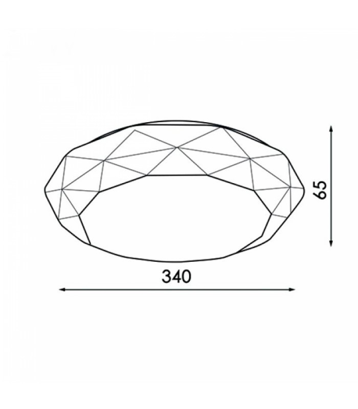 Plafón Led DIAL 24W 2000LM 180º IP20