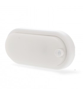Aplique Ovalado Led SPHERE 12W 960LM IP54 Con Detector De Presencia